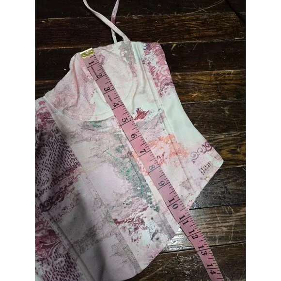 White Fox In the Morning Bustier Primrose Pink Medium Coquette Feminine - Picture 7 of 14